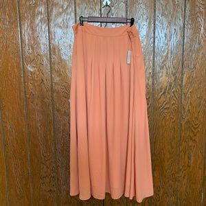 Melissa Mccarthy Seven7 Apricot Maxi Skirt Size 1X